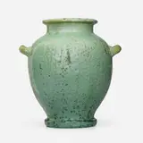 Fulper Pottery, Vase, c. 1917-27, Cucumber Crystalline-glazed stoneware