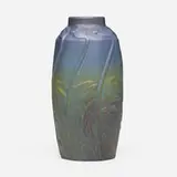 Early vase with poppy pods, 1903 by Artus Van Briggle for Van Briggle Pottery, 1903, glazed earthenware, sold Sep 2024