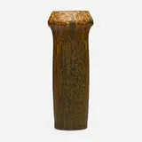 Early and Tall vase with poppies, 1904 by Artus Van Briggle for Van Briggle Pottery, 1904, glazed earthenware, sold Sep 2024