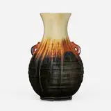 Fulper Pottery, Vase, c. 1917-27, Cat's Eye flambé-glazed stoneware