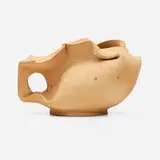 George E. Ohr, Pitcher, 1898-1910, bisque earthenware