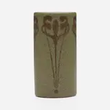 Marblehead Pottery, Vase with conventionalized design, 1908-16, glazed earthenware