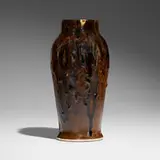 Hugh C. Robertson for Dedham Pottery, Experimental vase, 1896-1908, glazed stoneware