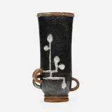 Gudrun Baudisch for Wiener Werkstätte, Vase, c. 1927, glazed earthenware