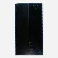 Graham Collins, Shade Tree VI (1), 2013, spray enamel on canvas, reclaimed wood, glass and window tint