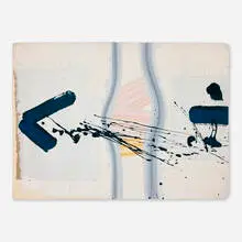 Dinamisme by Josep Grau-Garriga, 1970, collage and gouache on paper, sold Aug 2024