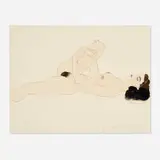 Ben Schonzeit, Nude Study: 19 June 86, 1986, watercolor on paper