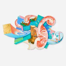 George D. Green, Rattle Snake Hamak Blues, 1988, acrylic on wood