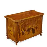 log chest by Émile Gallé, sold Apr 2022