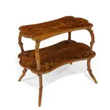two-tiered table by Émile Gallé, sold Apr 2022