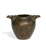 Charles-Eugène Thiénot, Vase with Frog Handles, France