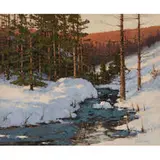 Hans John Stoltenberg, Winter Landscape, circa 1925