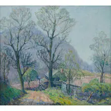 Edward K. Williams, Brown County Home in Spring