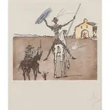 Salvador Dalí, The Impossible Dream from Historía de Don Quichotte de la Mancha, 1980