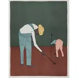 Robert Gwathmey, Hoeing, 1978