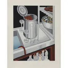 Erich Wegner, Wirtshaustheke, (Pub Bar), 1973
