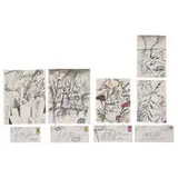 H. C. Westermann, SMS Envelope set from Shit Must Stop, 1968