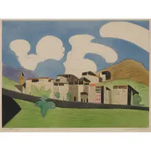 Augusta Rathbone, Rigaud, French Riviera, 1935