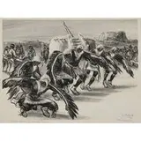 Ira Moskowitz, Eagle Dancers of Tesuque Pueblo, 1946