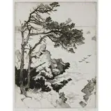 Gene Kloss, Pine and Pelicans, 1938