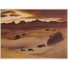 Buell Whitehead, Death Valley Sunset, 1947