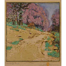 Gustave Baumann, The Ridge Road (The High Road), 1918