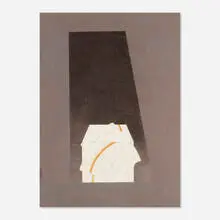 Michelle Stuart, Untitled, c. 1975, graphite and colored pencil on paper with linear and numerical impressions