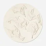 Mon Levinson, Tondo VI, 1963-64, cut paper construction on board