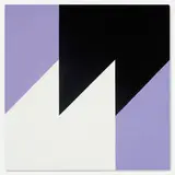 Frederick Hammersley, Biased #9, 1978, oil on linen