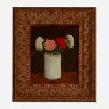 Robert Kulicke, Multicolored Flowers in a White Vase