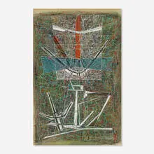Jimmy Ernst, Untitled, 1951, gouache and ink on paper