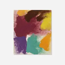 Maelstream II by Friedel Dzubas, 1975, acrylic on canvas mounted to board, sold Mar 2020