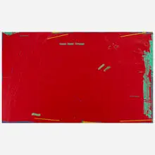 Oliver Lee Jackson, Untitled, 1977, oil-based enamel on canvas