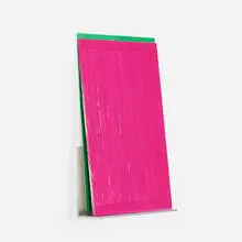 An meine grüne Seite by Imi Knoebel, 2009, painted aluminum, aluminum, painted plastic, sold Mar 2020