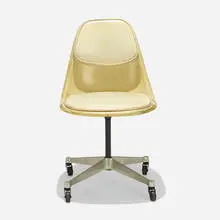 Charles and Ray Eames, PSCA-3, 1970, molded fiberglass, aluminum, enameled steel, vinyl, rubber