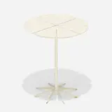 Richard Schultz, Petal occasional table, model P320, 1960, enameled aluminum, lacquered wood