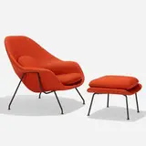Eero Saarinen, Womb chair and ottoman