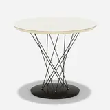 Isamu Noguchi, occasional table, model 87, 1953, laminate over wood, enameled steel