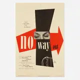 Paul Rand, No Way Out poster