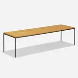 Paul McCobb, Planner Group bench, model 1547, 1952, maple, enameled steel