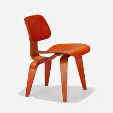 DCW by Charles and Ray Eames, ash plywood, rubber, sold Feb 2020