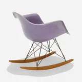 Charles and Ray Eames, RAR, 1950 / 1954, molded fiberglass, enameled steel, birch, rubber