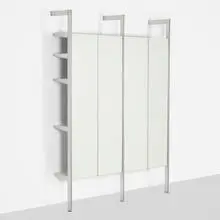 CSS (Comprehensive Storage System) by George Nelson & Associates, 1959, laminate over wood, aluminum, sold Feb 2020