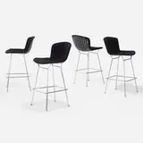Harry Bertoia, bar stools, set of four