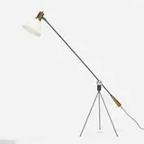 Gilbert Watrous, floor lamp, 1951, enameled steel, enameled aluminum, brass