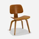 Charles and Ray Eames, DCW, 1945, molded walnut plywood, rubber