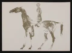 Untitled by Elisabeth Frink, 1970 (Wiseman: 40) lithograph sheet size 25.8 x 32.3cm, sold Jan 2021