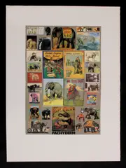 Untitled by Peter Blake, Sir Peter Blake RA (b.1932) ‘P is for Pachyderm’ screenprint in colours, sold Jan 2021