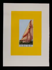 Untitled by Peter Blake, *Sir Peter Blake RA (b.1932) ‘Y is for Yacht’ screenprint, sold Jan 2021