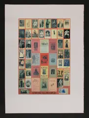 Untitled by Peter Blake, Sir Peter Blake RA (b.1932) 'U is for Unusual People' screenprint in colours, sold Jan 2021